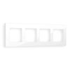 AF250104 Рамка ALFA Qubi (Белый глянец) 4-ая AF250104 Рамка ALFA Qubi (Белый глянец) 4-ая