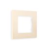 AF250331 Рамка ALFA Qubi (Бежевый матовый) 1-ая AF250331 Рамка ALFA Qubi (Бежевый матовый) 1-ая