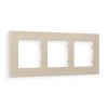 AF250363 Рамка ALFA Qubi (Серо-бежевый матовый) 3-ая