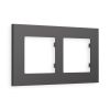 AF250652 Рамка ALFA Qubi (Антрацит серый) 2-ая