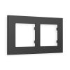 AF250802 Рамка ALFA Qubi (Графит Мягкое касание) 2-ая
