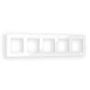 AF330105 Рамка ALFA Platos (Белый Стекло органическое) 5-ая