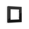 AF380801 Рамка ALFA Platos (Черный Стекло закаленное натуральное) 1-ая