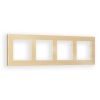 AF550304 Рамка ALFA Platos (Шампань Металл шлифованный) 4-ая