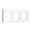AF580133 Рамка ALFA Arctic (Белый Стекло органическое/Серебро) 3-ая