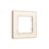 AF580341 Рамка ALFA Arctic (Бежевый Стекло органическое/Шампань) 1-ая