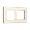 AF580342 Рамка ALFA Arctic (Бежевый Стекло органическое/Шампань) 2-ая
