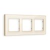 AF580343 Рамка ALFA Arctic (Бежевый Стекло органическое/Шампань) 3-ая