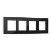 AF930704 Рамка ALFA Grand (Черный мрамор) 4-ая