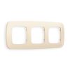 OF140333 Рамка OMEGA Ecta (Бежевый матовый) 3-ая