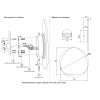 Настенные светильники Crystal Lux BILBAO AP10W LED D300 BLACK BILBAO