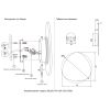 Настенные светильники Crystal Lux BILBAO AP12W LED D500 BLACK BILBAO