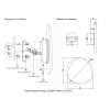 Настенные светильники Crystal Lux BILBAO AP6W LED D200 WHITE BILBAO