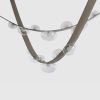 Подвесные светильники Crystal Lux BOSQUE SP7 L3000 GREY/TRANSPARENT BOSQUE