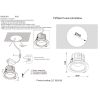 Точечные светильники Crystal Lux CLT 005C98 WH CLT 005