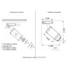 Трековое освещение Crystal Lux CLT 0.31 018 BL Однофазная ТС