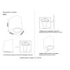Настенные светильники Crystal Lux CLT 527W1 BL CLT 527