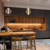 Подвесные светильники Crystal Lux CUADRA SP18W LED GOLD CUADRA