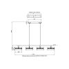 Подвесные светильники Crystal Lux MYSELF SP40W LED MYSELF