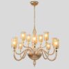 Люстры Crystal Lux SILVESTRO SP12 AMBER silvestro