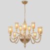 Люстры Crystal Lux SILVESTRO SP12 AMBER silvestro