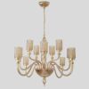 Люстры Crystal Lux SILVESTRO SP12 AMBER silvestro