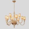 Люстры Crystal Lux SILVESTRO SP12 AMBER silvestro