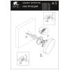 Уличные светильники Arte Lamp A1525AP-1RI Tamburello
