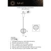Подвесные светильники Aployt APL.057.16.12 Ambr