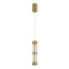 SL6237.303.01 Светильник подвесной ST-Luce латунь/белый LED 1*6W 4000K DALLAMOS