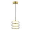SL6239.203.03 Светильник подвесной ST-Luce золото/прозрачный LED 1*16W 3000K FRITTELA