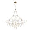 *SL6601.213.114 Светильник подвесной ST-Luce Золотистый/Прозрачный LED 114*0,5W 3000K