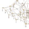 *SL6601.213.114 Светильник подвесной ST-Luce Золотистый/Прозрачный LED 114*0,5W 3000K