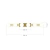 SL6610.201.06 Светильник настенный ST-Luce золотистый/белый LED 1*12W 4000K MONRO