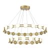 SL6610.203.36 Светильник подвесной ST-Luce золотистый/белый LED 1*70W 4000K MONRO
