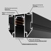 Трековое освещение Crystal Lux CLT 0.133 01 L3000 BL SPACE