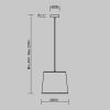 Подвесные светильники Freya FR5483PL-01B1 Mixture