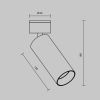 Точечные светильники Maytoni C055CL-L12B2.7K-W-B FOCUS LED