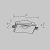 Точечные светильники Maytoni DL006-GU10-RD-W Gyps Modern