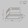 Точечные светильники Maytoni DL056-8W3-4-6K-B Okno