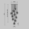 Люстры Maytoni MOD367PL-L30BBSK Biology