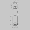 Подвесные светильники Maytoni P100PL-20W3K-BS Vol