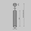 Подвесные светильники Maytoni P106PL-01-GU10-BS Calipso