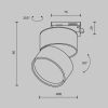 Трековое освещение Maytoni TR007-1-12W3K-B-1 Onda