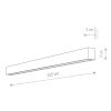 Настенные светильники Nowodvorski 7560 Straight Wall LED L