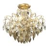 Потолочные светильники Crystal Lux ESMIRALDA PL4 GOLD ESMIRALDA