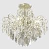 Потолочные светильники Crystal Lux ESMIRALDA PL4 SILVER ESMIRALDA