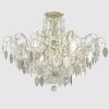 Потолочные светильники Crystal Lux ESMIRALDA PL9 SILVER ESMIRALDA