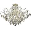 Потолочные светильники Crystal Lux ESMIRALDA PL9 SILVER ESMIRALDA