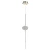 Подвесные светильники Crystal Lux GLASS SP3W LED CHROME GLASS